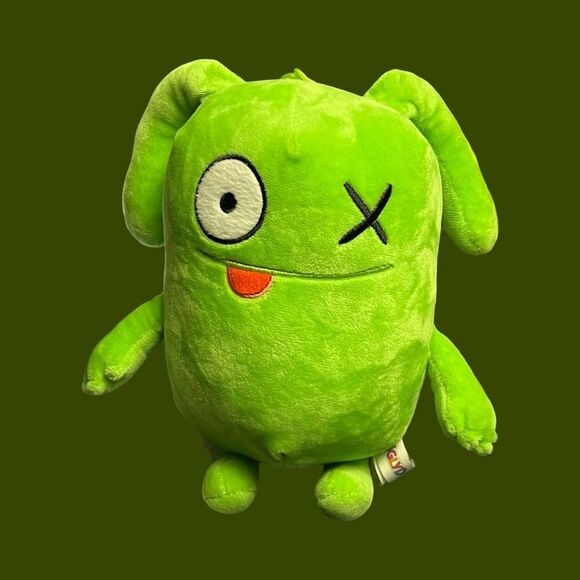 UGLY DOLLS Green Monster Ox Plush Stuffed Animal Toy 11” by Hasbro - Picture 1 of 4
